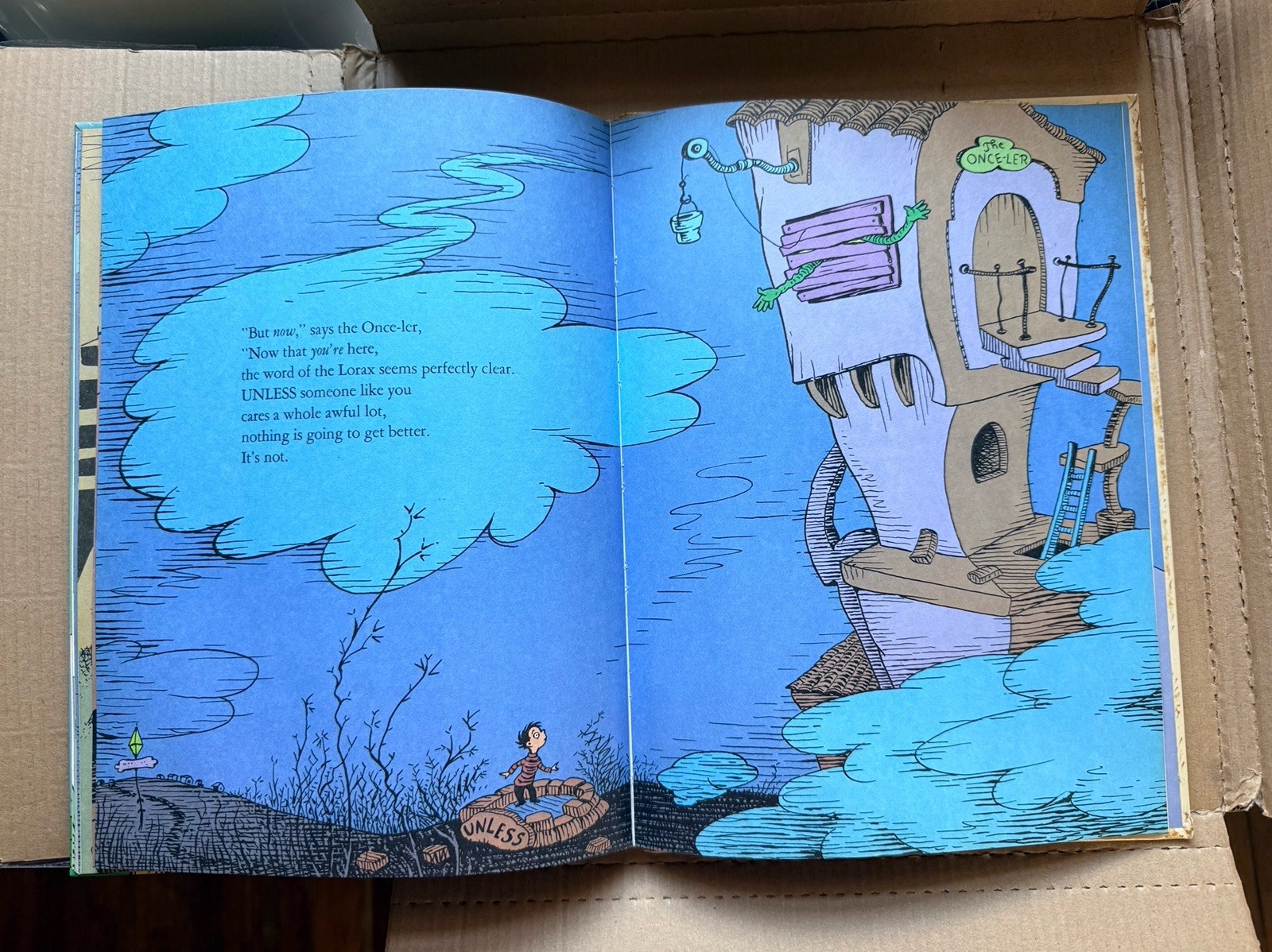 1971 Dr Seuss The Lorax First Edition First Printing Lake Erie Random House Rare