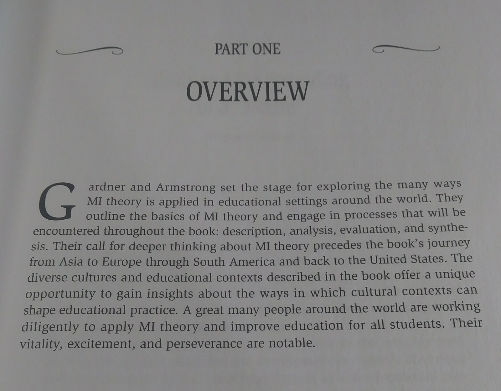 Multiple Intelligences Around The World: MI Theory, Howard Gardner Jie-Qi Chen