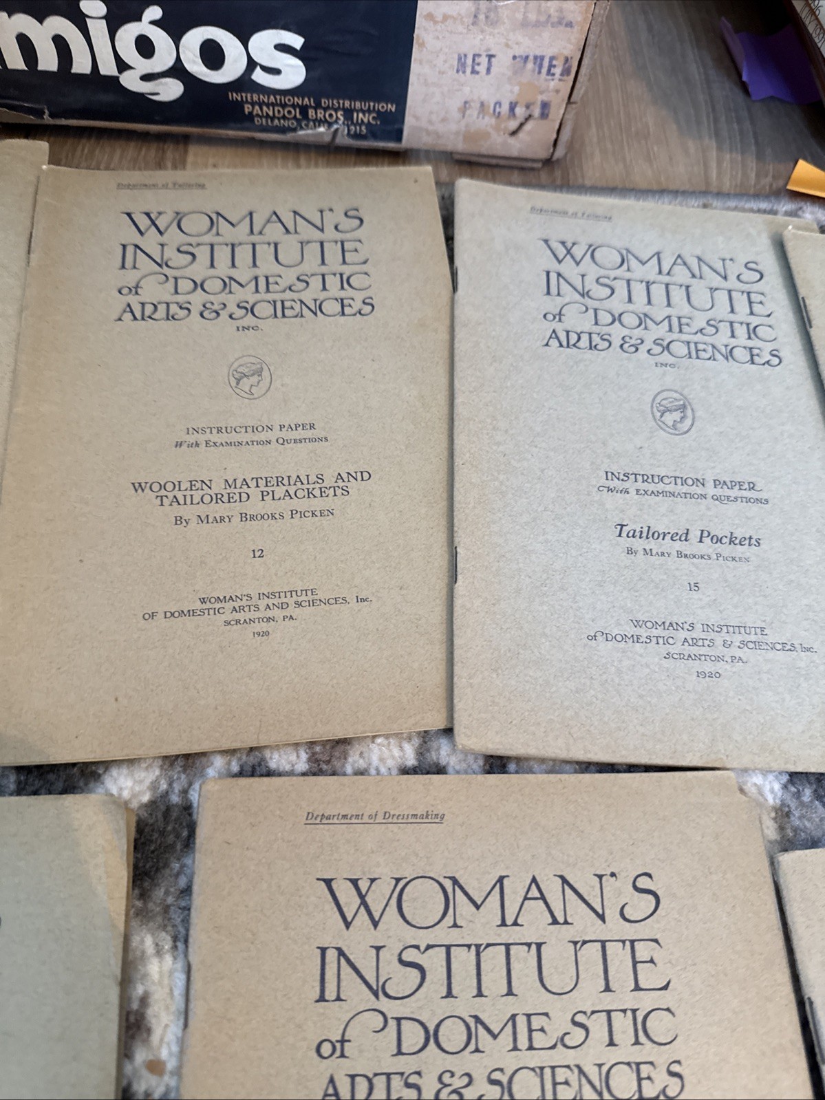 15 Booklets – Women’s Institute of Domestic Arts & Sciences Manuals