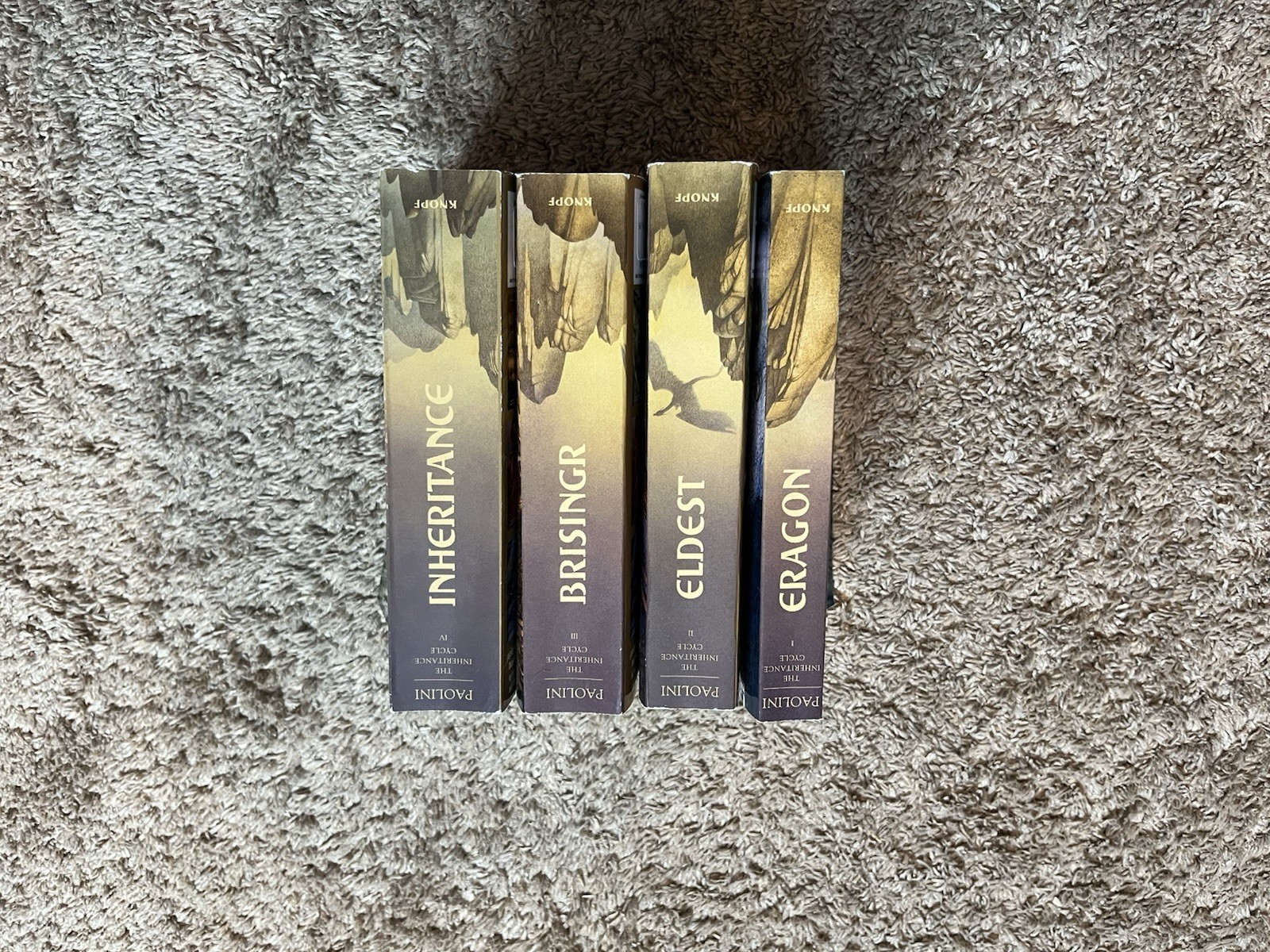 Christopher Paolini Inheritance Cycle Paperback Set: Eragon, Eldest, Brisingr