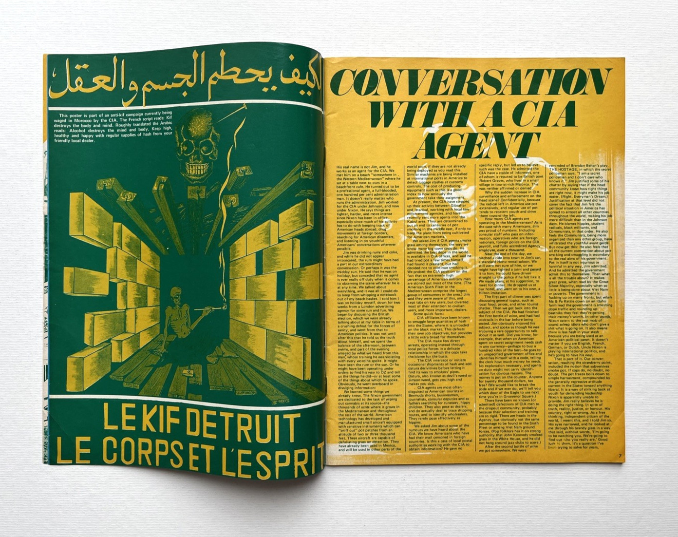 OZ MAGAZINE No.30 with Jimi Hendrix poster.