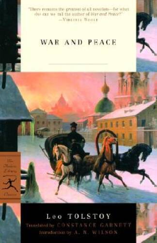 War and Peace (Modern Library Classics) – Paperback By Tolstoy, Leo – ACCEPTABLE