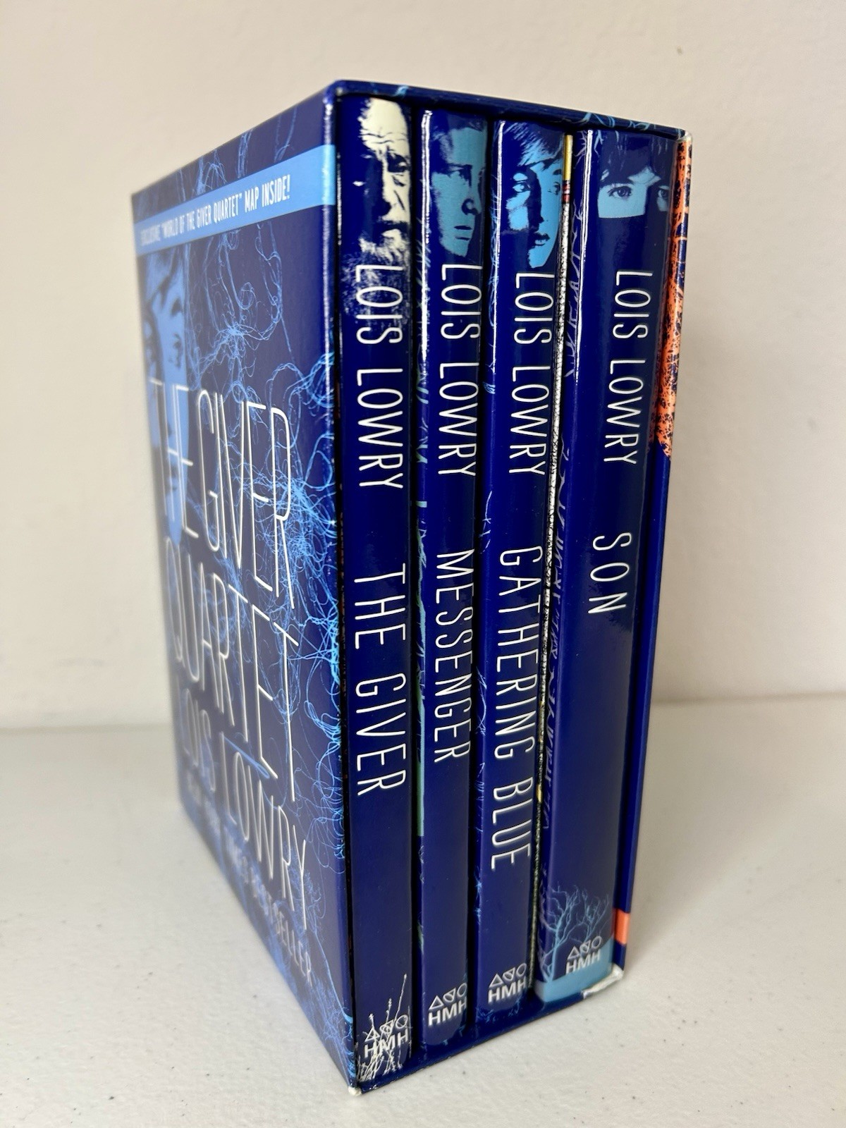 Giver Quartet Box Set Lois Lowry 2014 Hardcover Map Messenger Gathering Blue Son