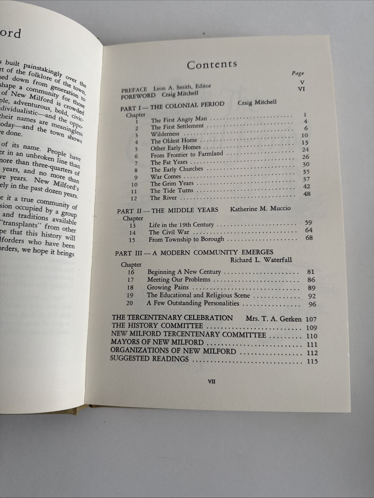 1964 New Milford New Jersey History Hard Cover First Edition Illust. 116 pages