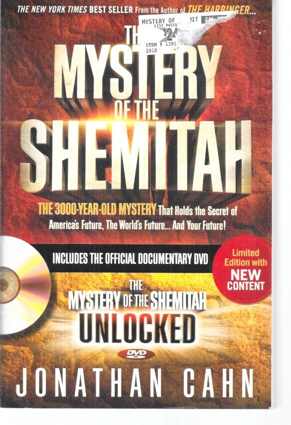 The Mystery of the Shemitah: New Content paperback Jonathan Cahn unread NearMint