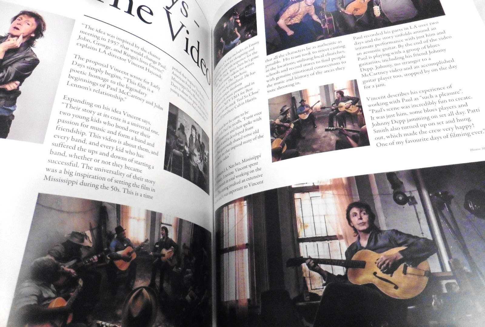 Paul McCartney “Out There” 2014 tour program w/ 3-D glasses & New T-Shirt XL