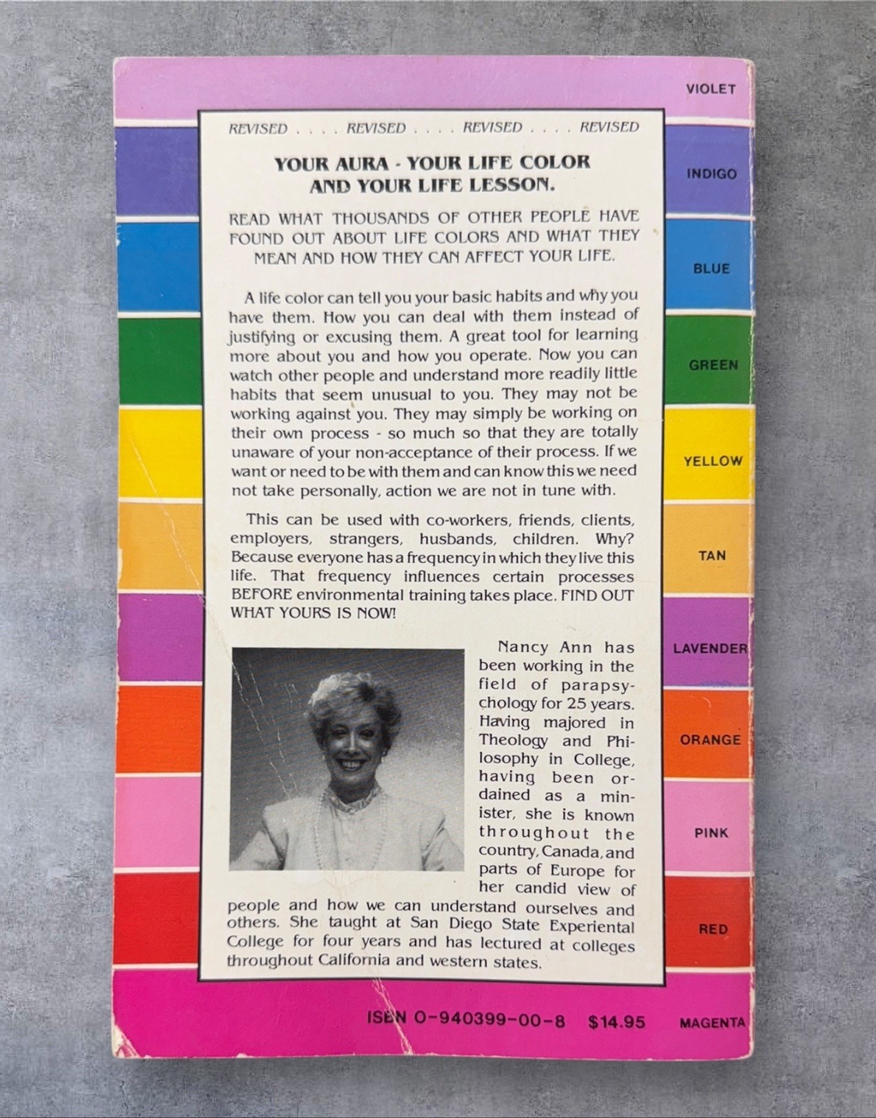 Understanding Your Life Thru Color Metaphysical Concepts Color Aura Paperback