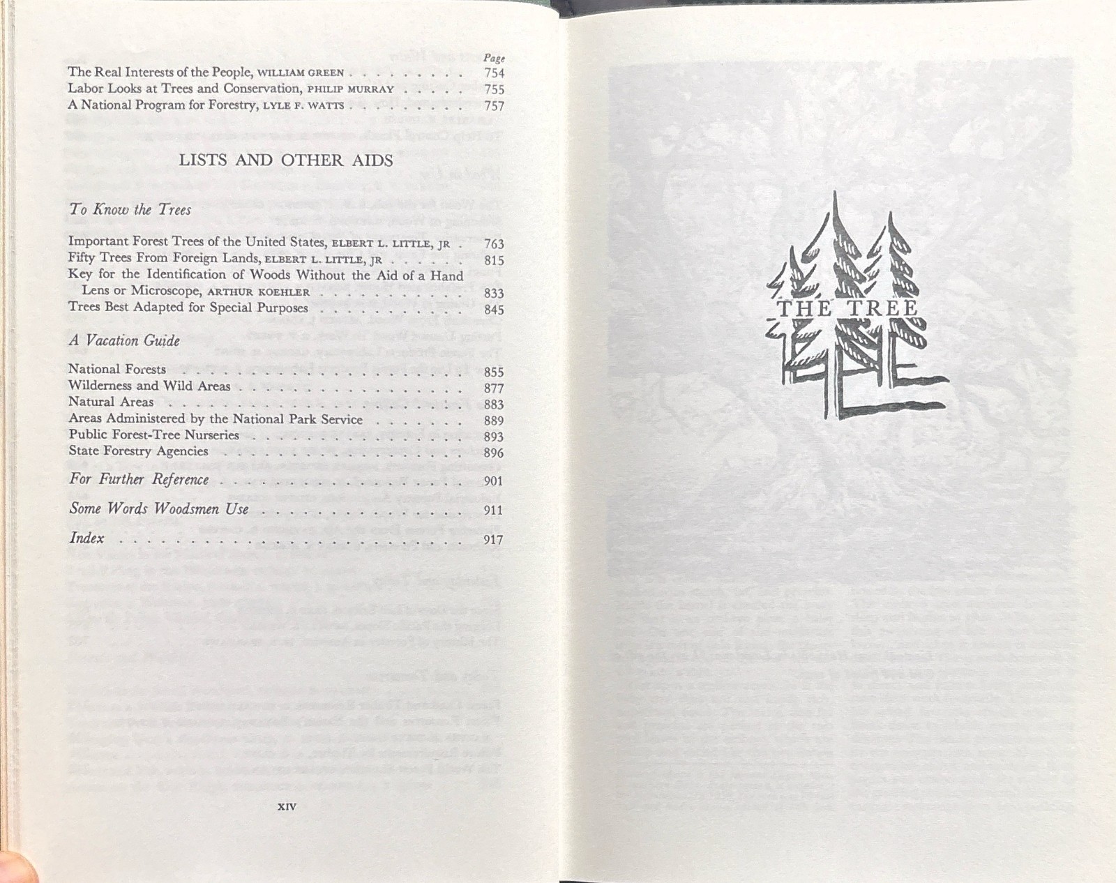 1949 VINTAGE USDA Yearbook of Agriculture “TREES” – 944 Pages Illustrated HC