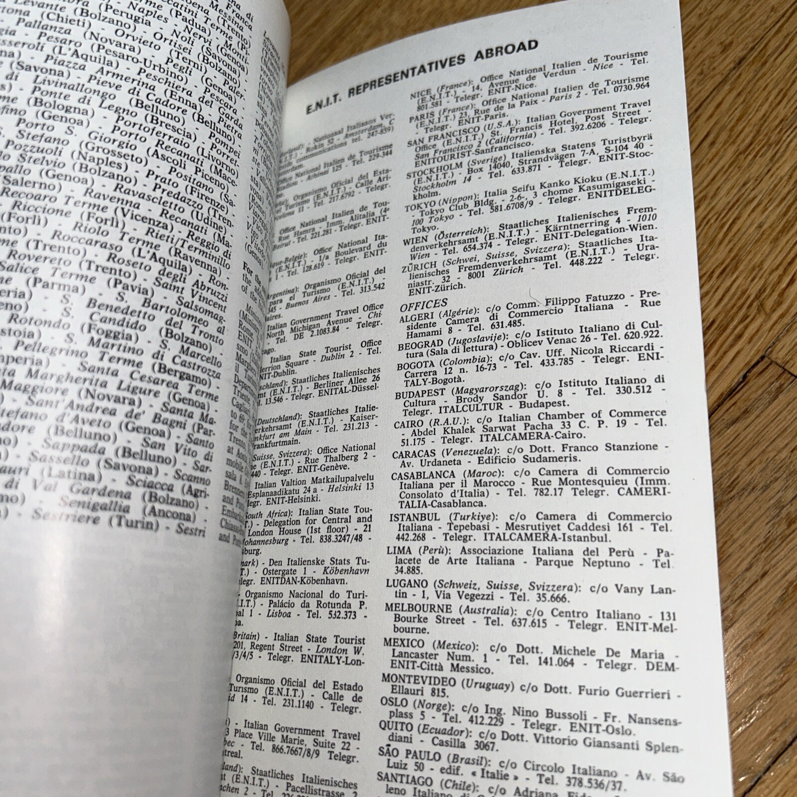 1969 A TRIP TO ITALY 128 Pages Different Itineraries ITALIAN STATE TOURISM Dept