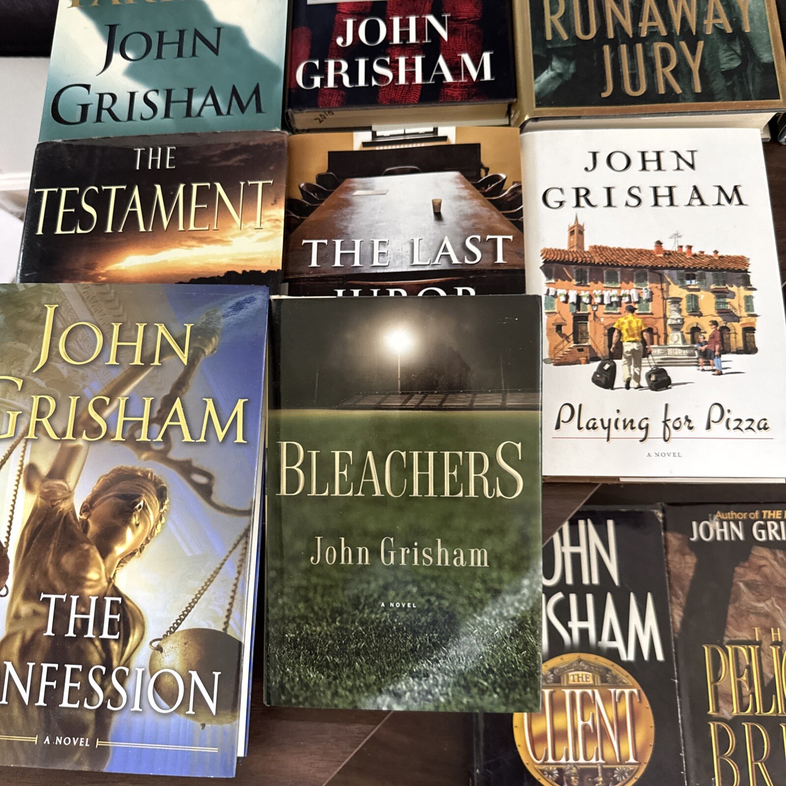 Lot of 17 John Grisham Hardcover Novels w/ Dust Jackets