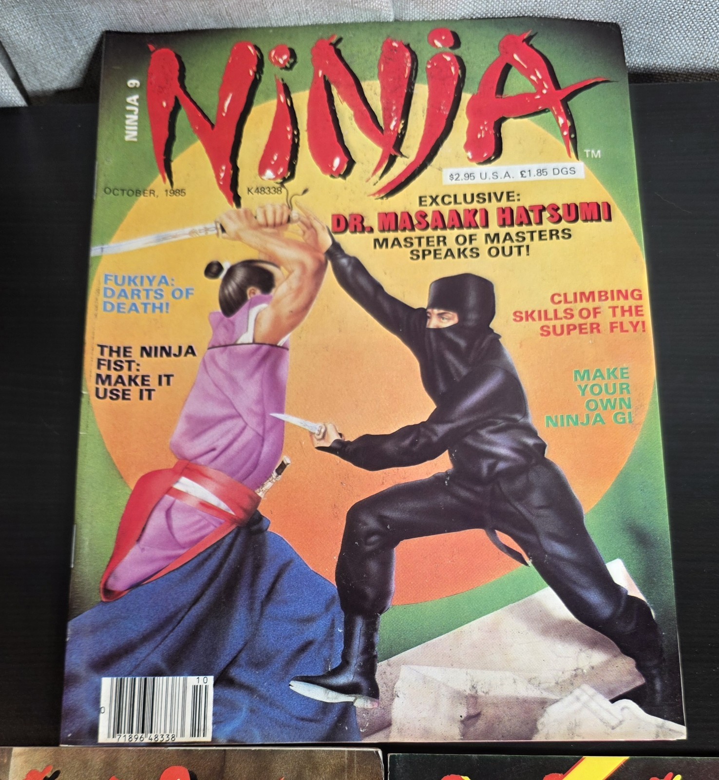 (3) Ninja The Original Magazines Aug/Oct 1985 & March 1987