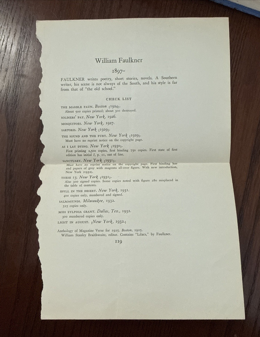 Pylon Faulkner 1935 1st Ed 1st Print Limited Ed W/DJ Advanced Copy RARE See Desc