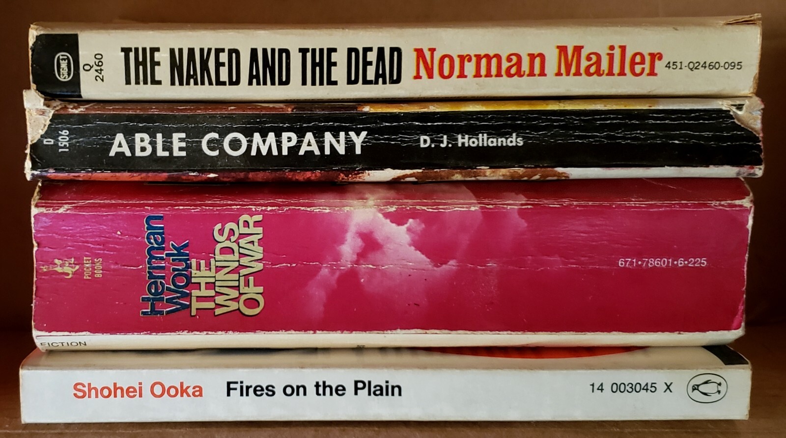 World War II Cold War Era Military War Pulp Paperback Book Lot