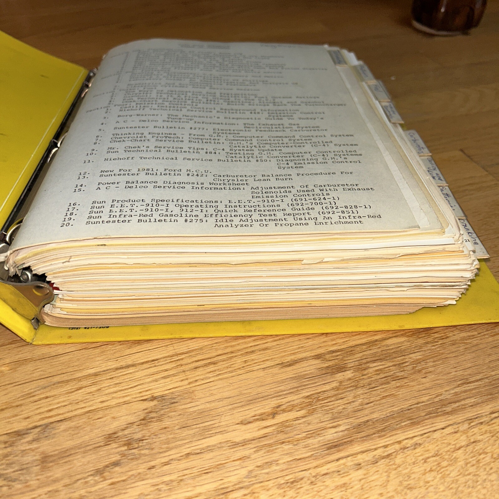 1980 LANE TECH, AUTO SHOP Massive Project Book (7 lbs) CLASS NOTES / BROCHURES