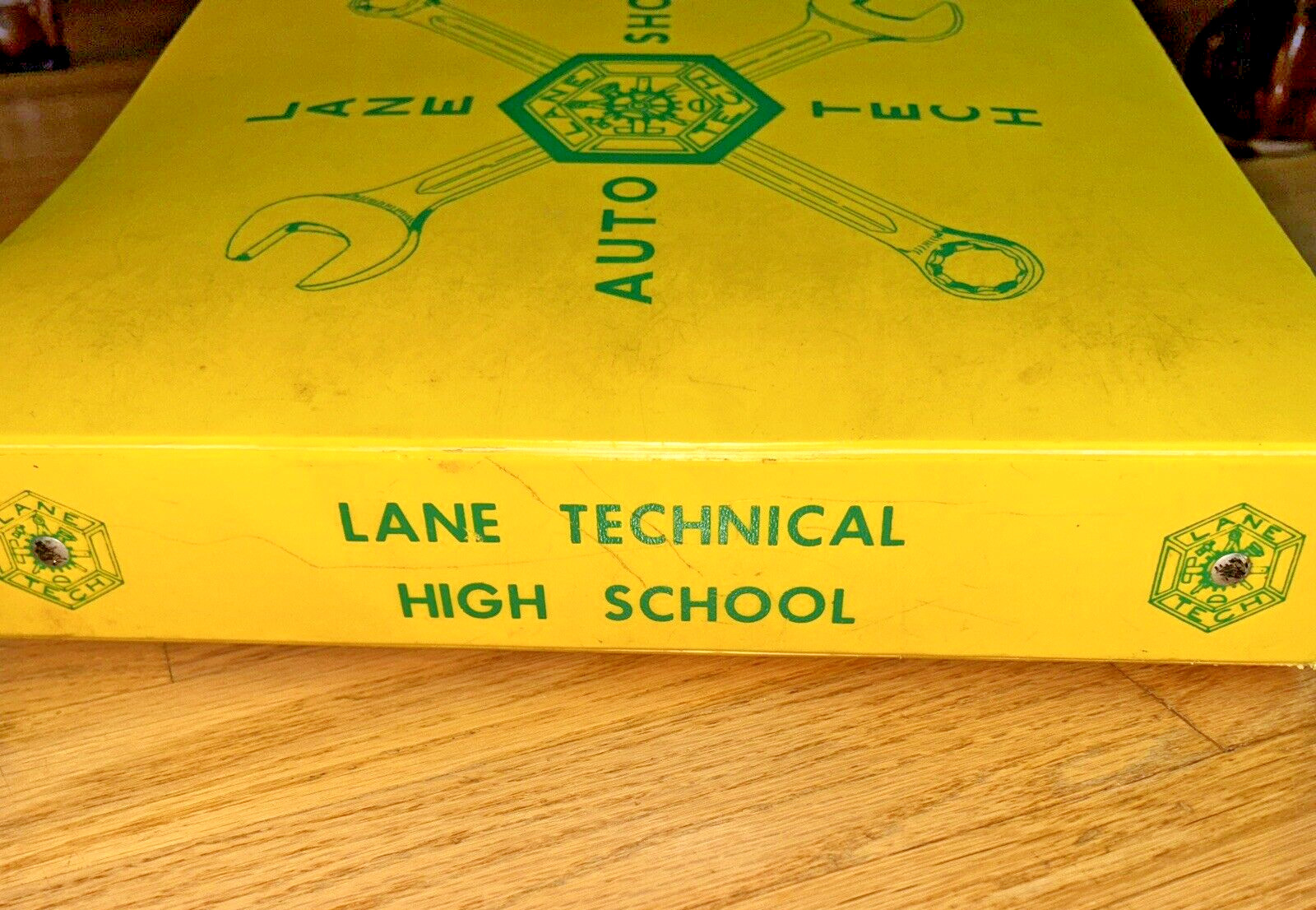 1980 LANE TECH, AUTO SHOP Massive Project Book (7 lbs) CLASS NOTES / BROCHURES