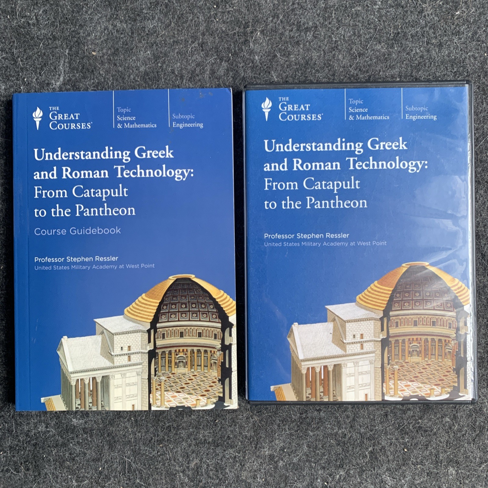 Understanding Greek + Roman Technology : Catapult to Pantheon: Book + DVDs : VGC