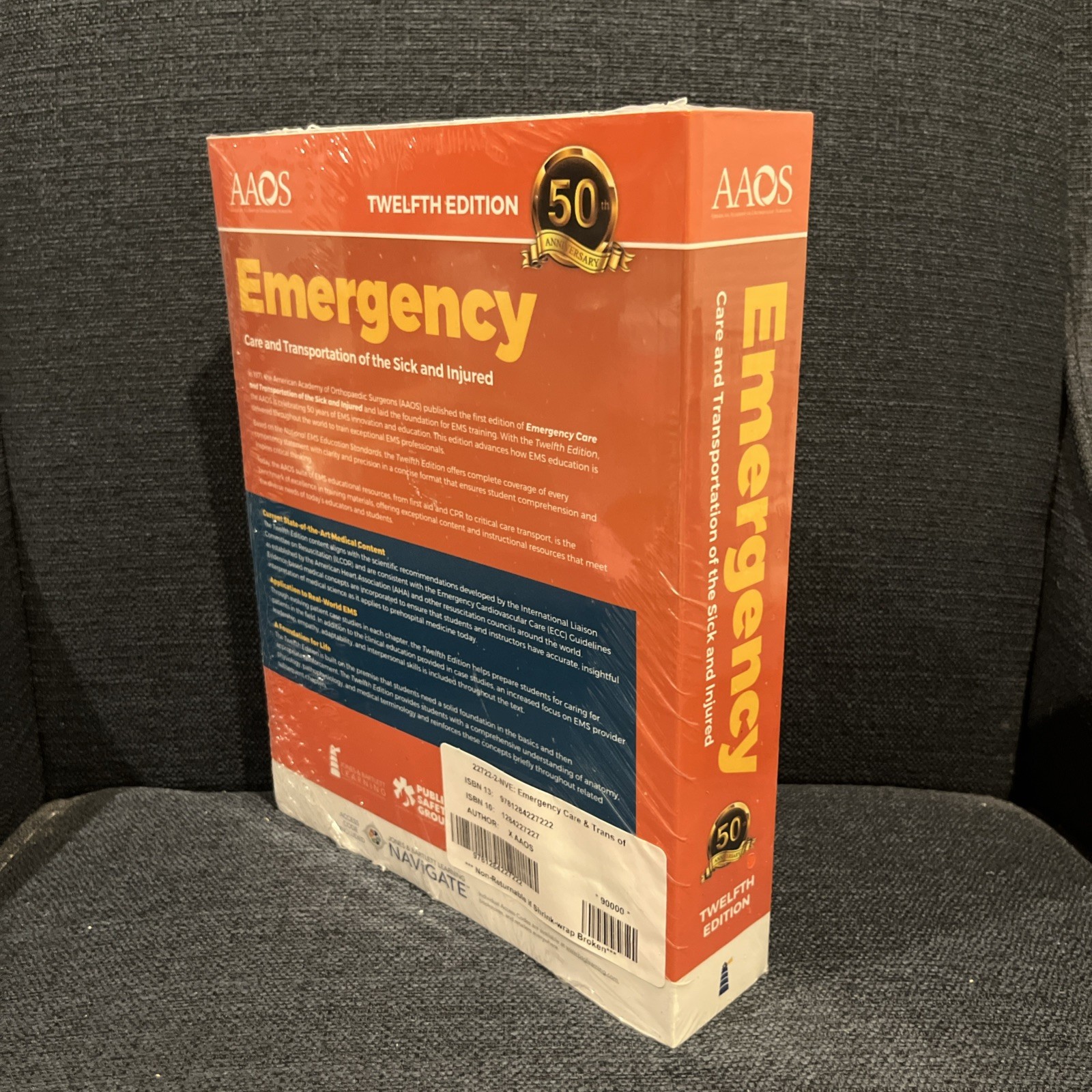 BK: Emergency Care And Transportation Of The Sick And Injured 12th Edition AAOS