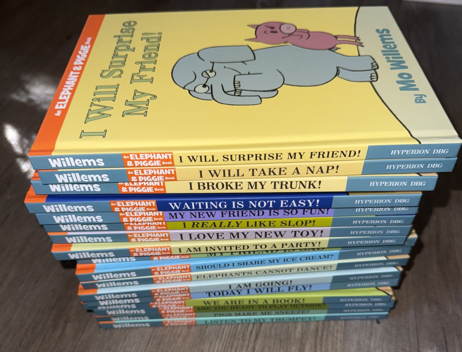 Elephant & Piggie Kids Book Lot By Mo Willems First Edition Hardcover New K-2