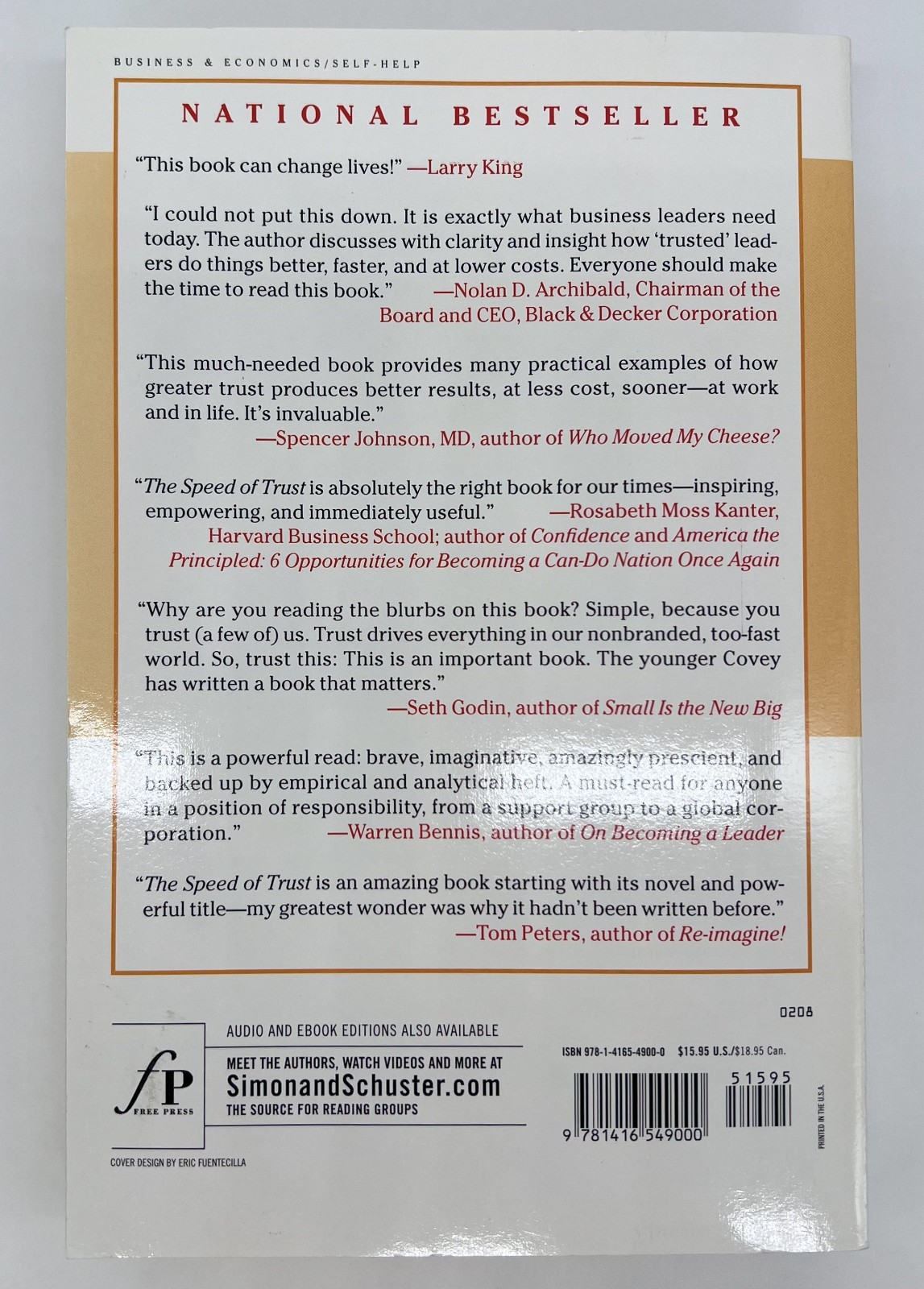 The Speed of Trust – Stephen M.R. Covey | Paperback | Very Good