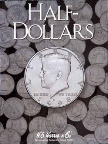 Kennedy Half Dollar Plain Folder, Any Date by H.E. Harris
