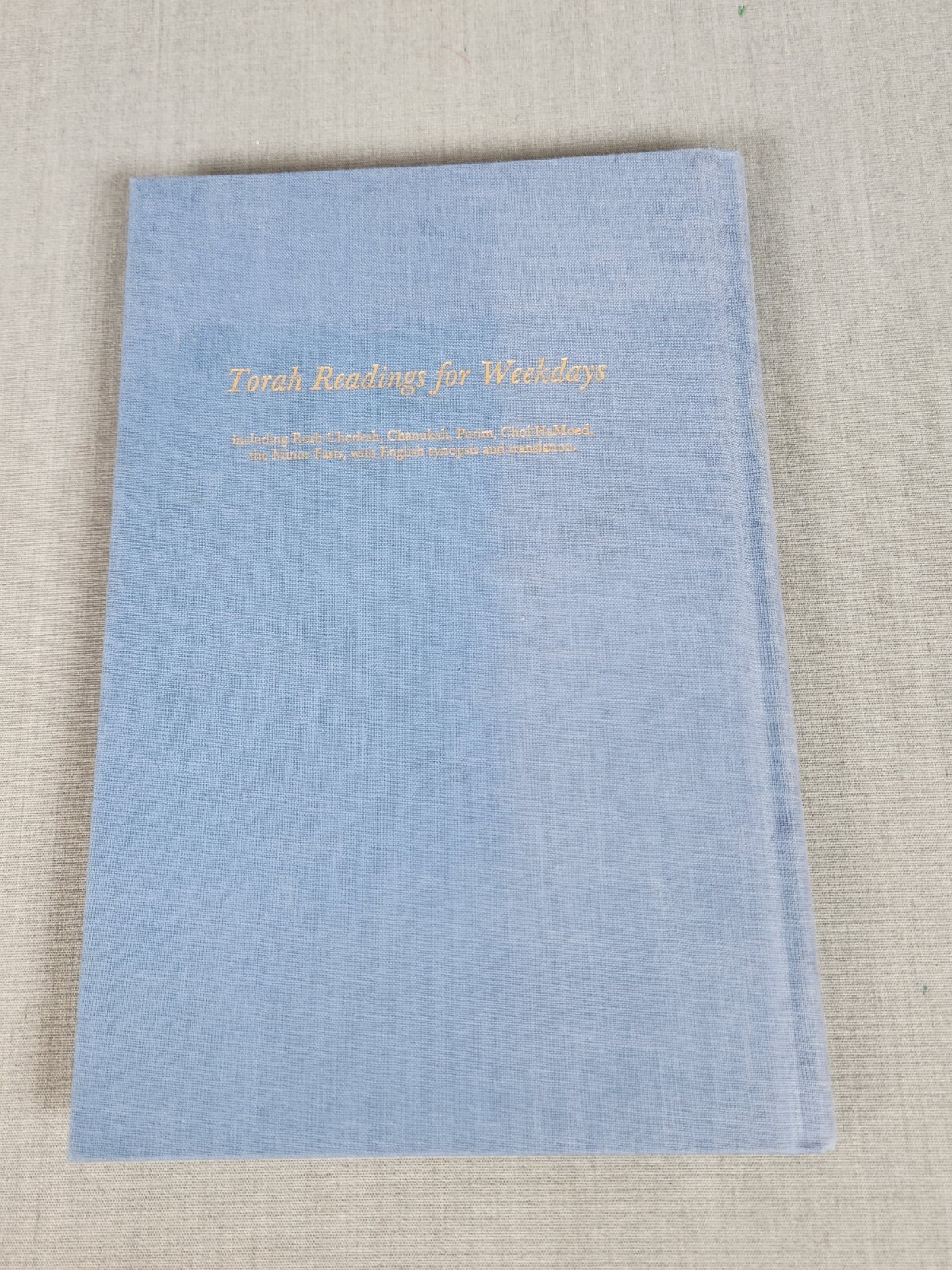 TORAH READINGS FOR WEEKDAYS 1996 Rabbi David H Lincoln Hardcover VERY GOOD