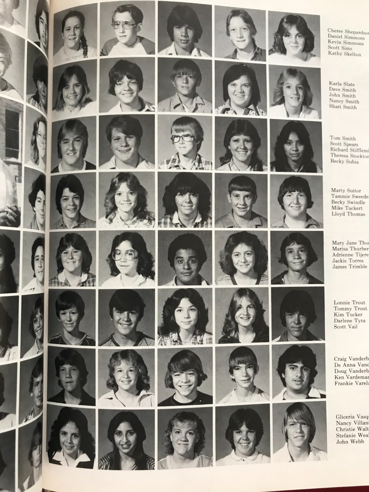 1982 The Round-Up Crockett Junior High School Yearbook, Odessa, Texas