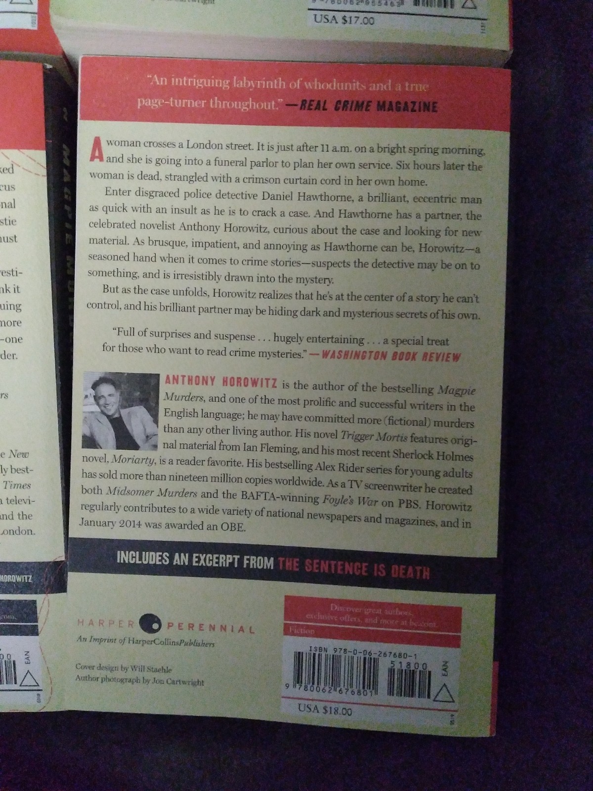 Anthony Horowitz Book Lot – 4 PB Books