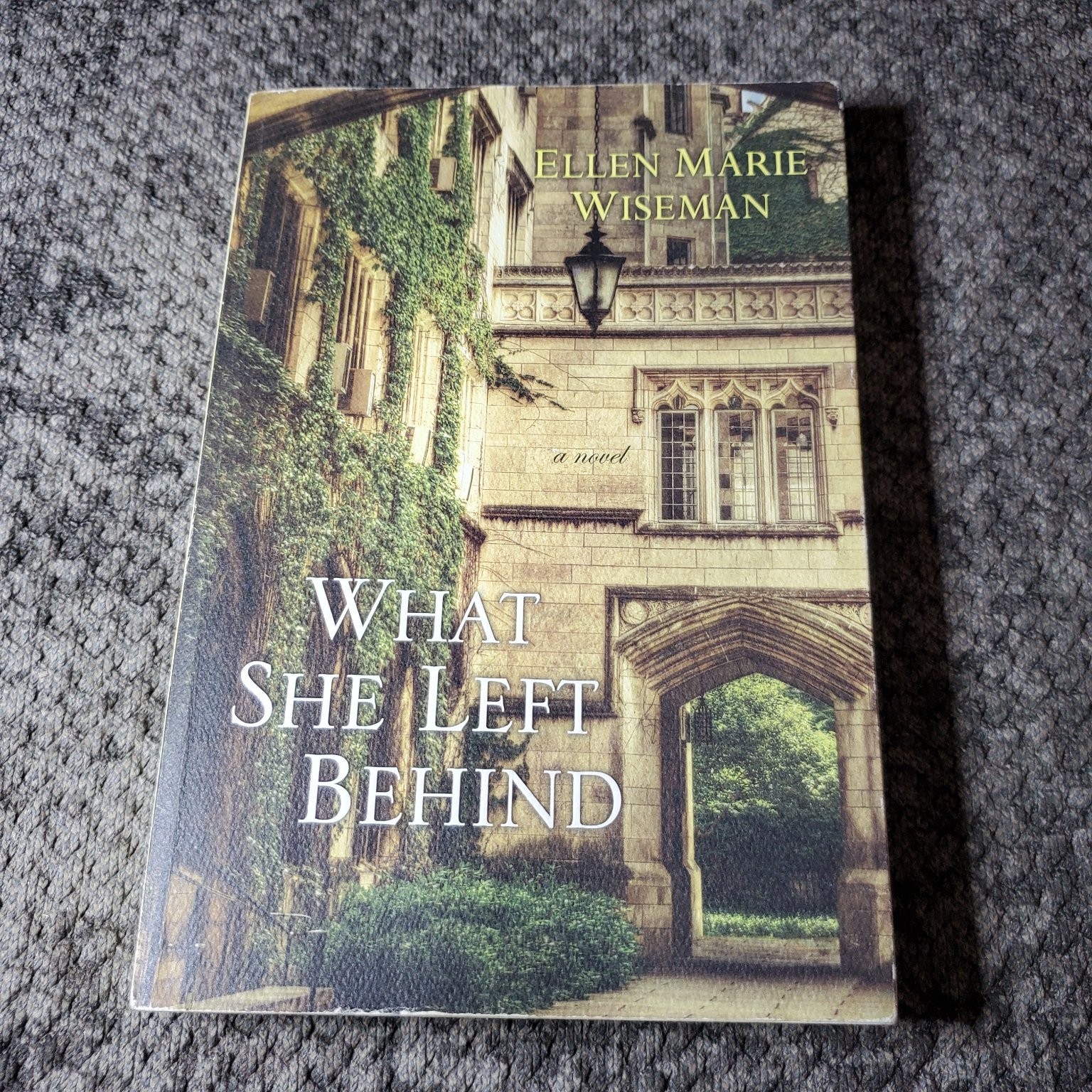 What She Left Behind Ellen Marie Wiseman 2014 Fiction Trade Paperback Book