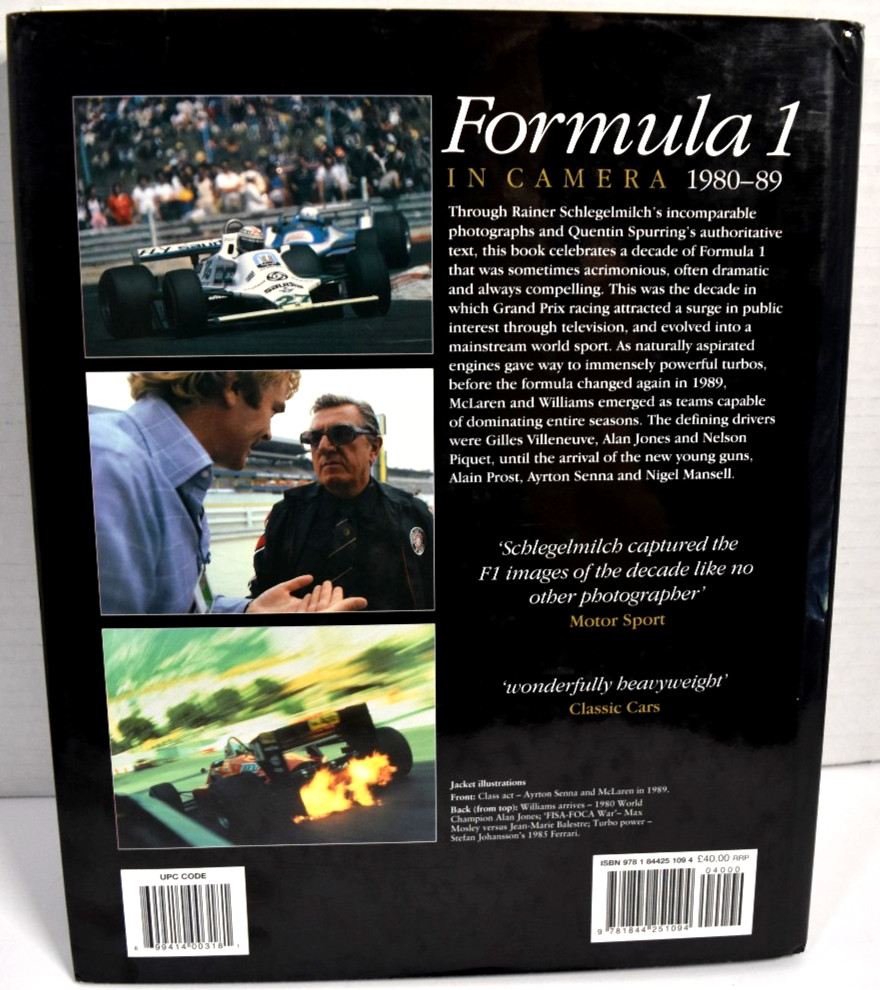 Formula 1 in Camera 1980-89; Rainer W. Schlegelmilch; Quentin Spurring 2005 *VG*