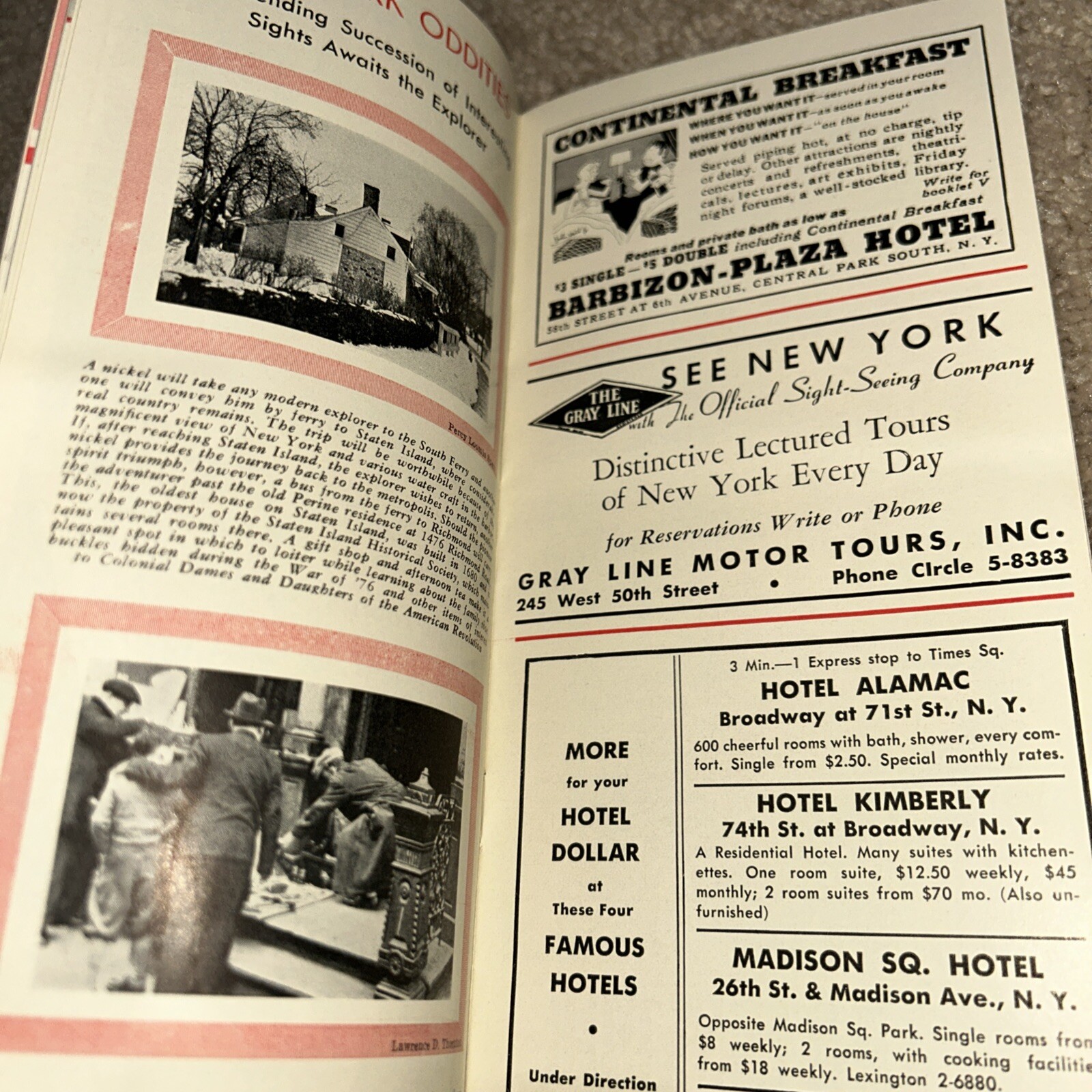 Feb 1941 THE NEW YORK VISITOR from THE NEW YORK CENTRAL SYSTEM Railroad 40 pages