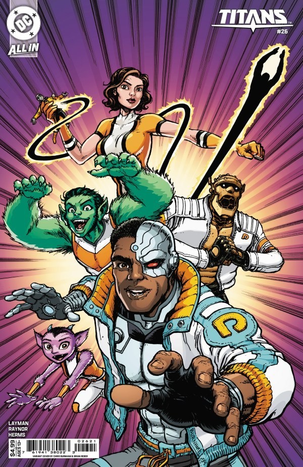 TITANS #26 (2025) – Cover B Chris Burnham Variant