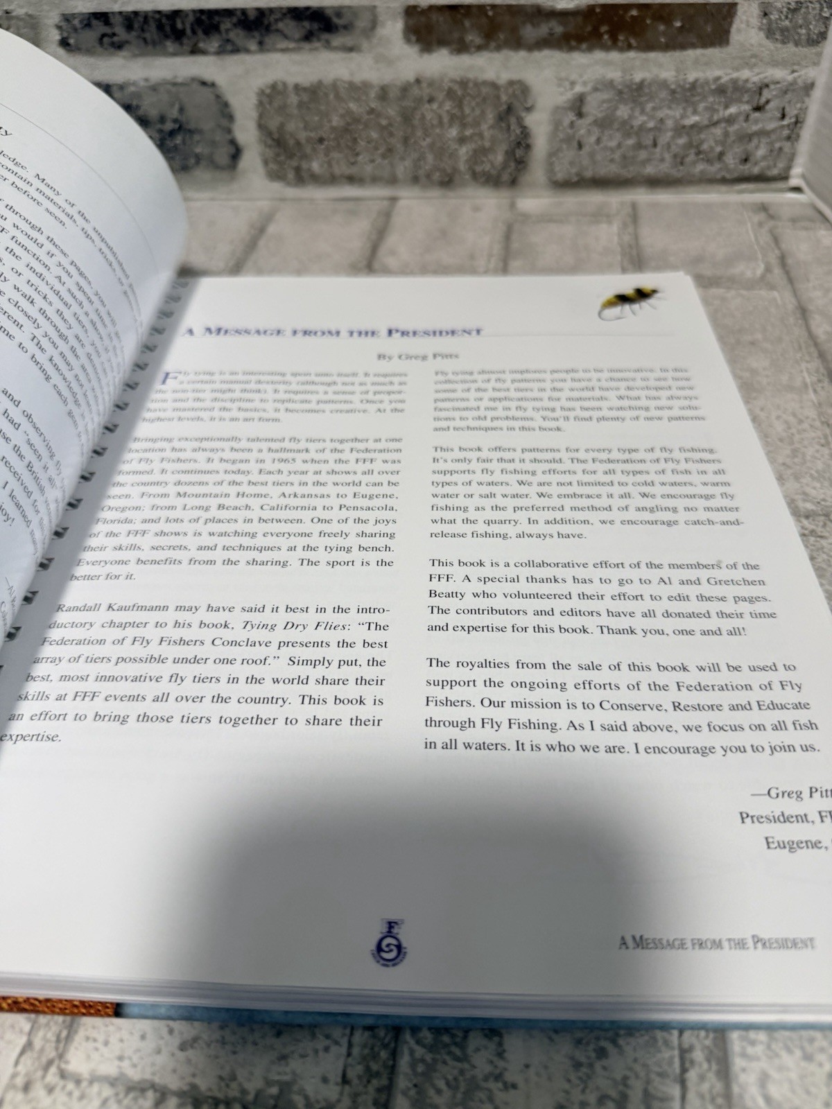 Federation of Fly Fishers Fly Pattern Encyclopedia, Rare Hardback 2000 Edition