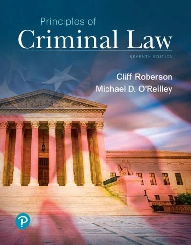 Principles of Criminal Law, Paperback by Roberson, Cliff; O’reilley9780135186282