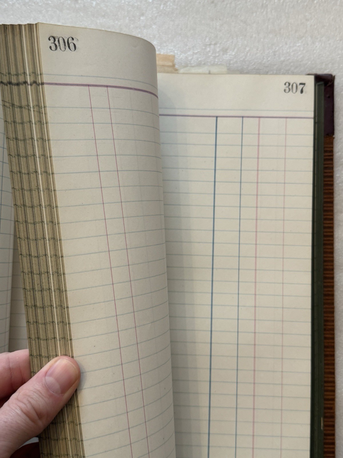 Circa 1880s Antique Mostly Unused Ledger Journal 600+ Pages Medairy & Bowers