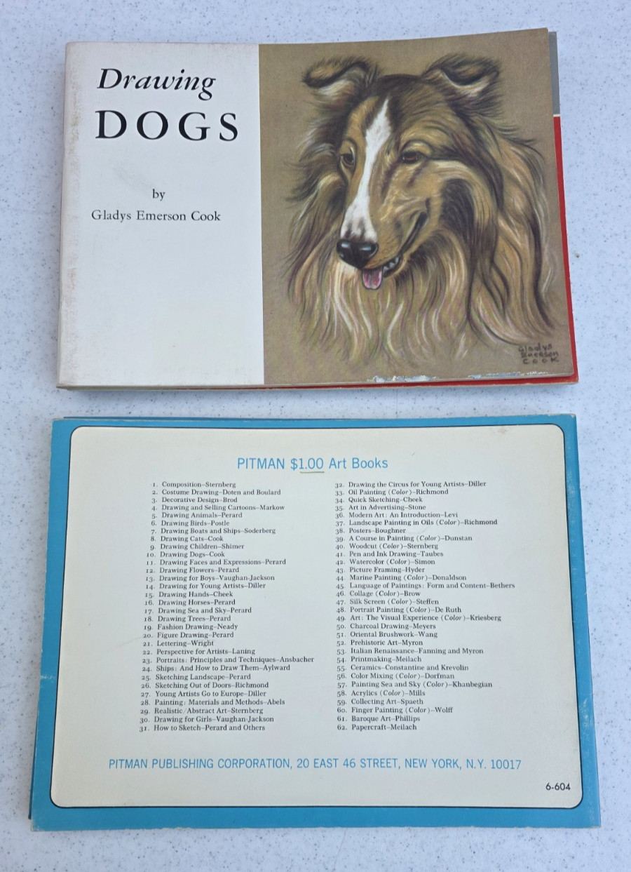 Pitman & Grosset Art Books Set of 7 Vintage Paperbacks Very Good Condition