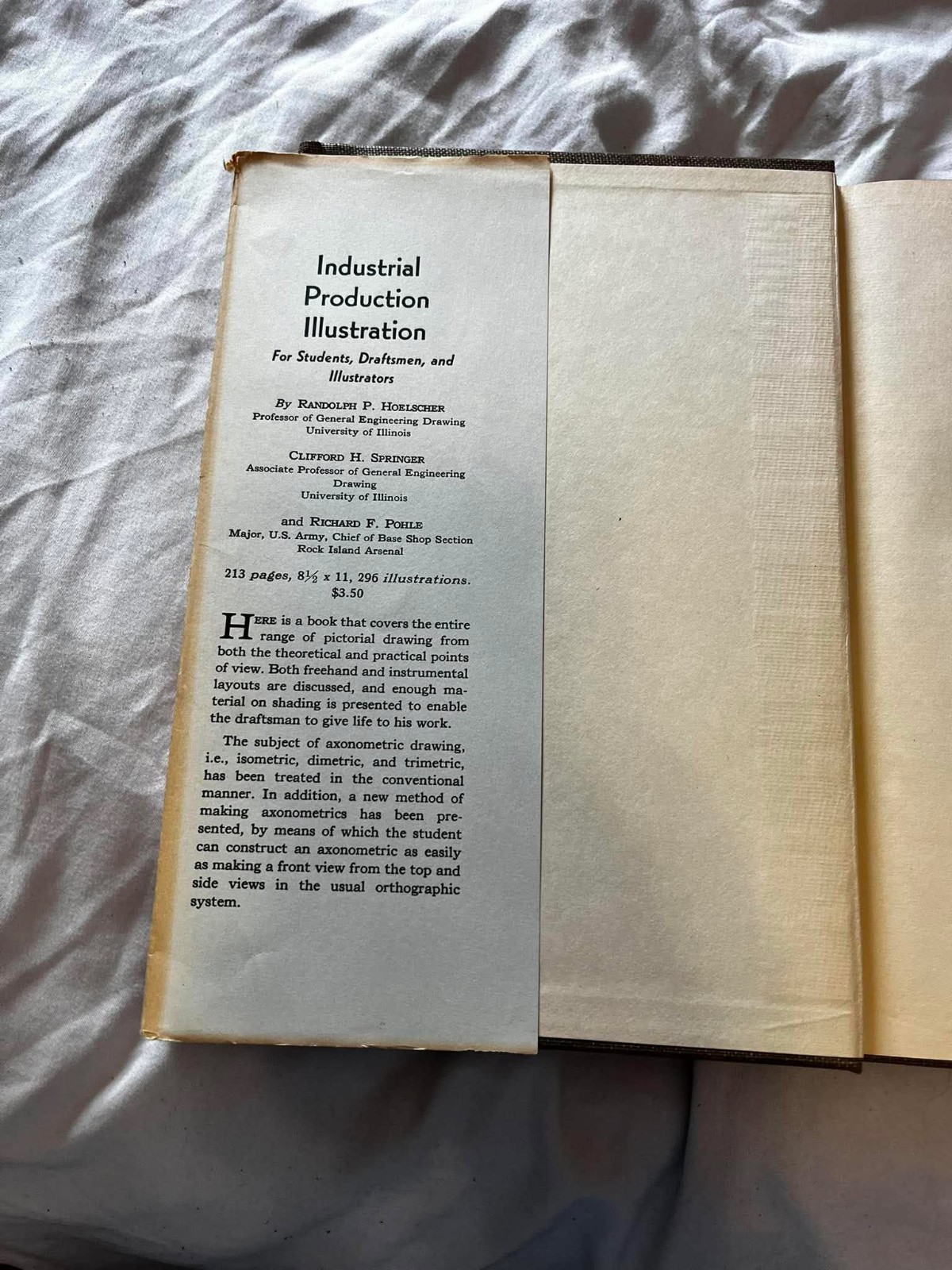 RARE DUST JACKET Practical Perspective Drawing Philip Lawson 1943 1st Edition