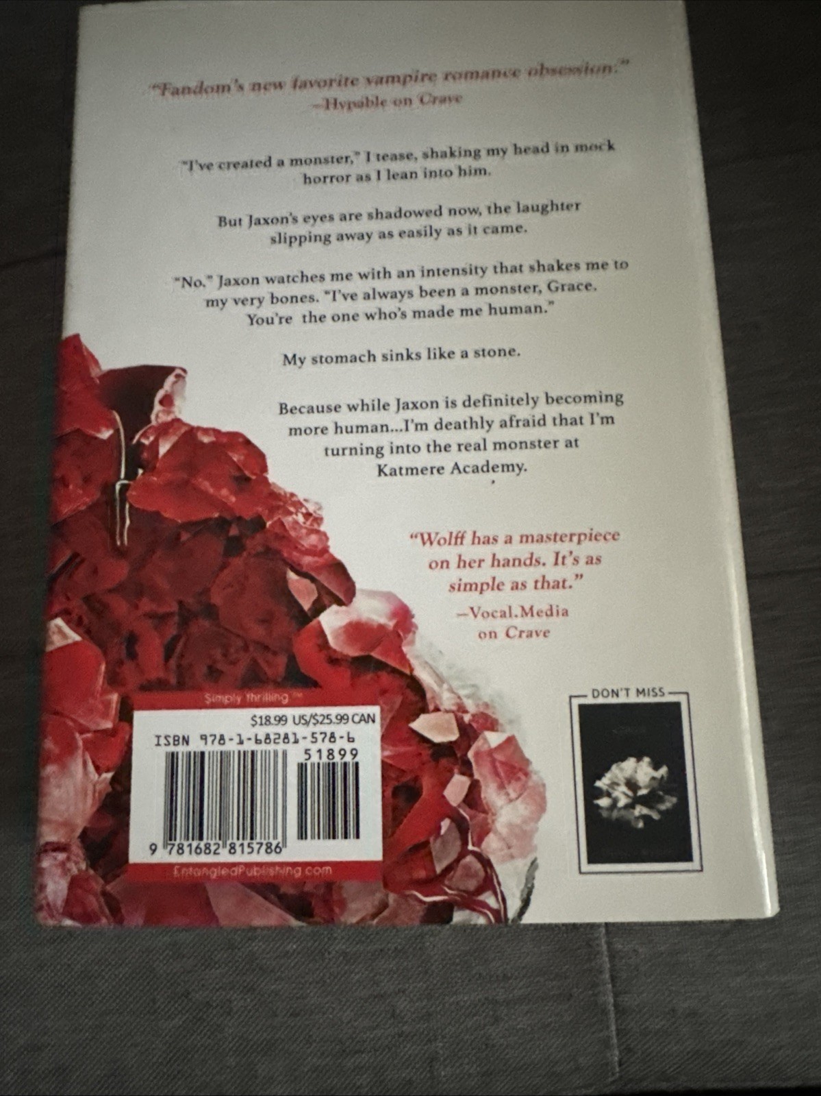 Crush by Tracy Wolff (2020, Hardcover)
