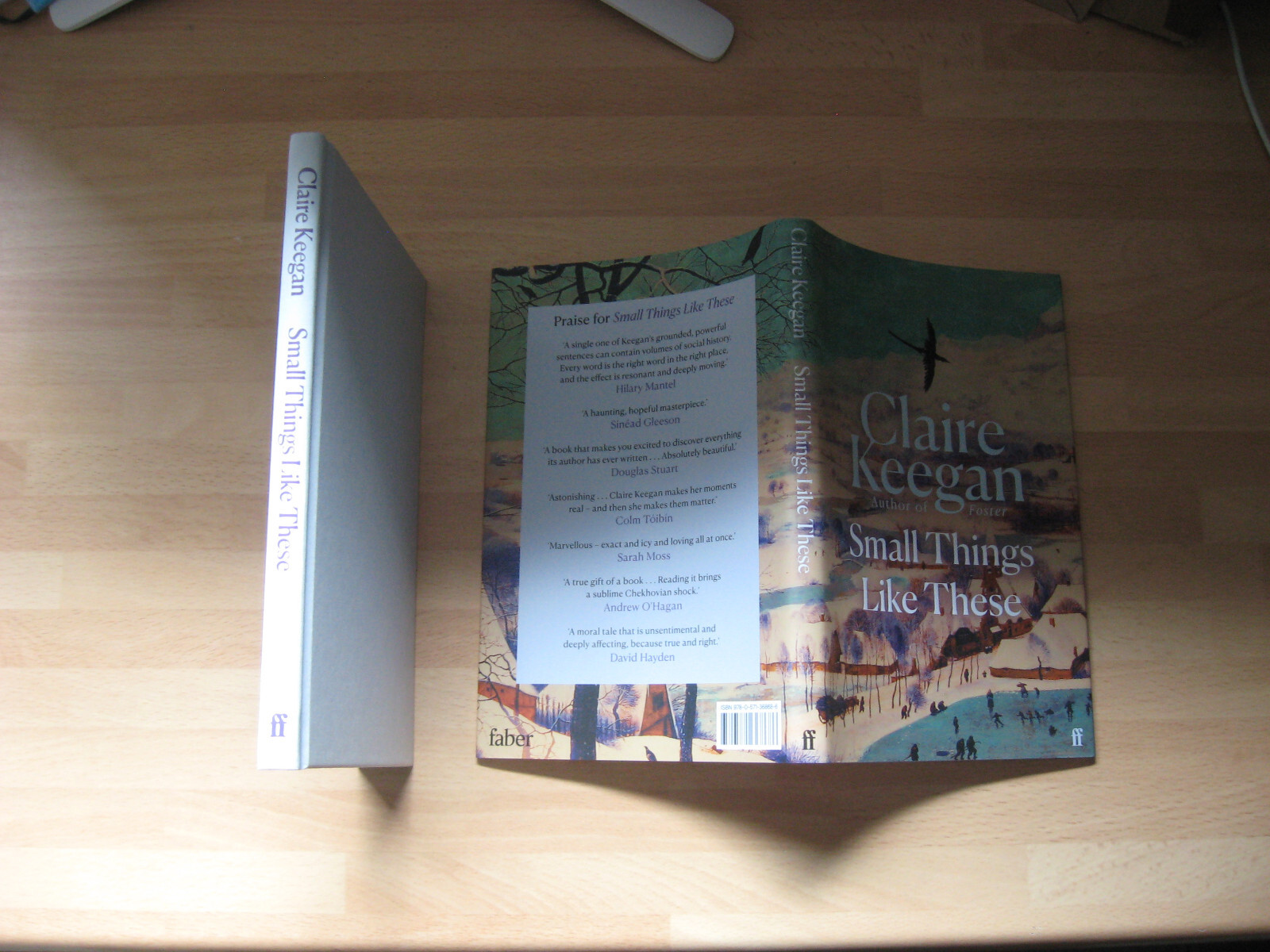 Claire Keegan signed Small Things Like These HB Booker Prize 2022 Shortlist film