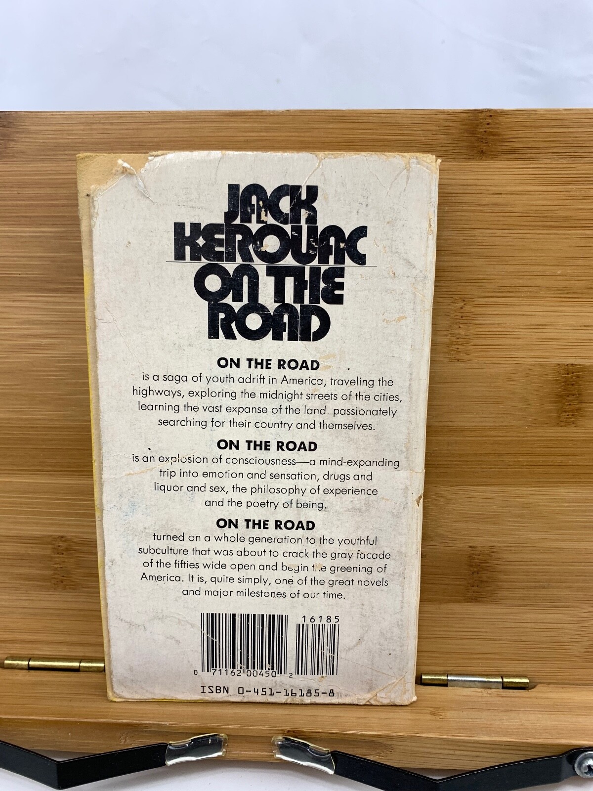 On the Road by Jack Kerouac – 1985 Paperback Book