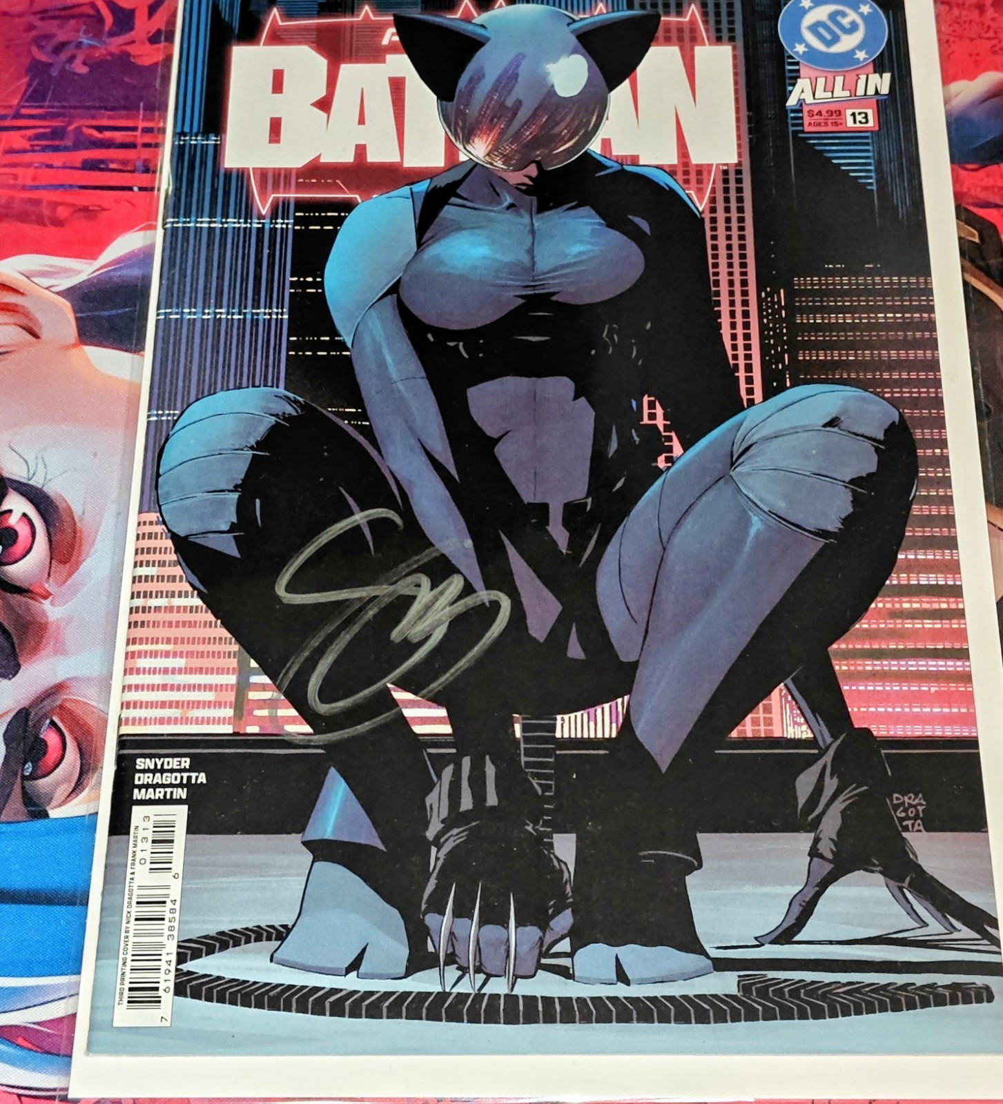 Absolute Batman #13 First Catwoman Appearance Signed by Scott Snyder W/Coa Key