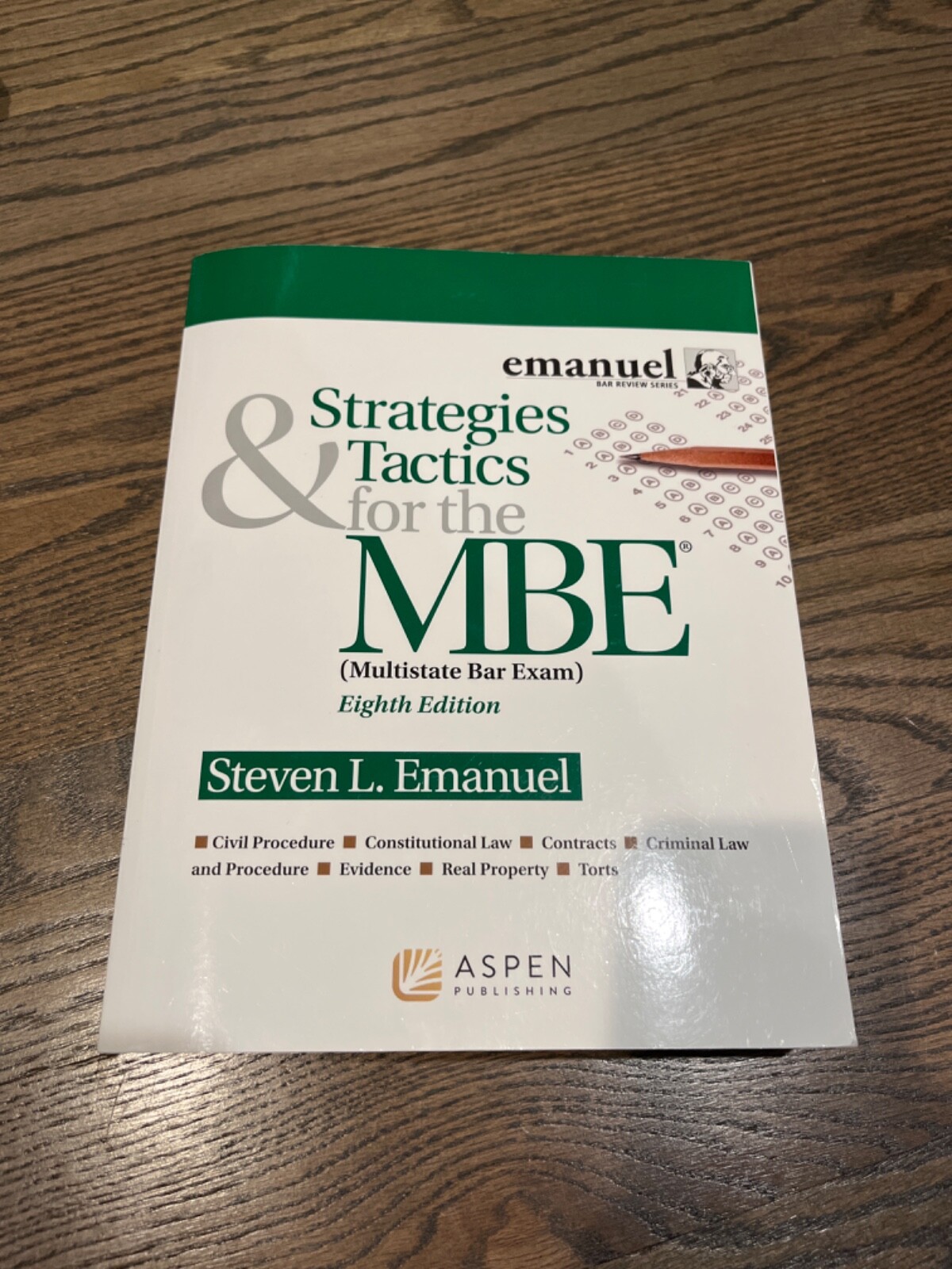 Emanuel strategies & tactics for the MBE- Eighth Edition