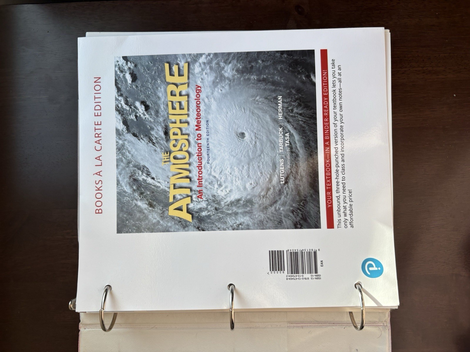 Atmosphere : An Introduction to Meteorology (2018, Ringbound