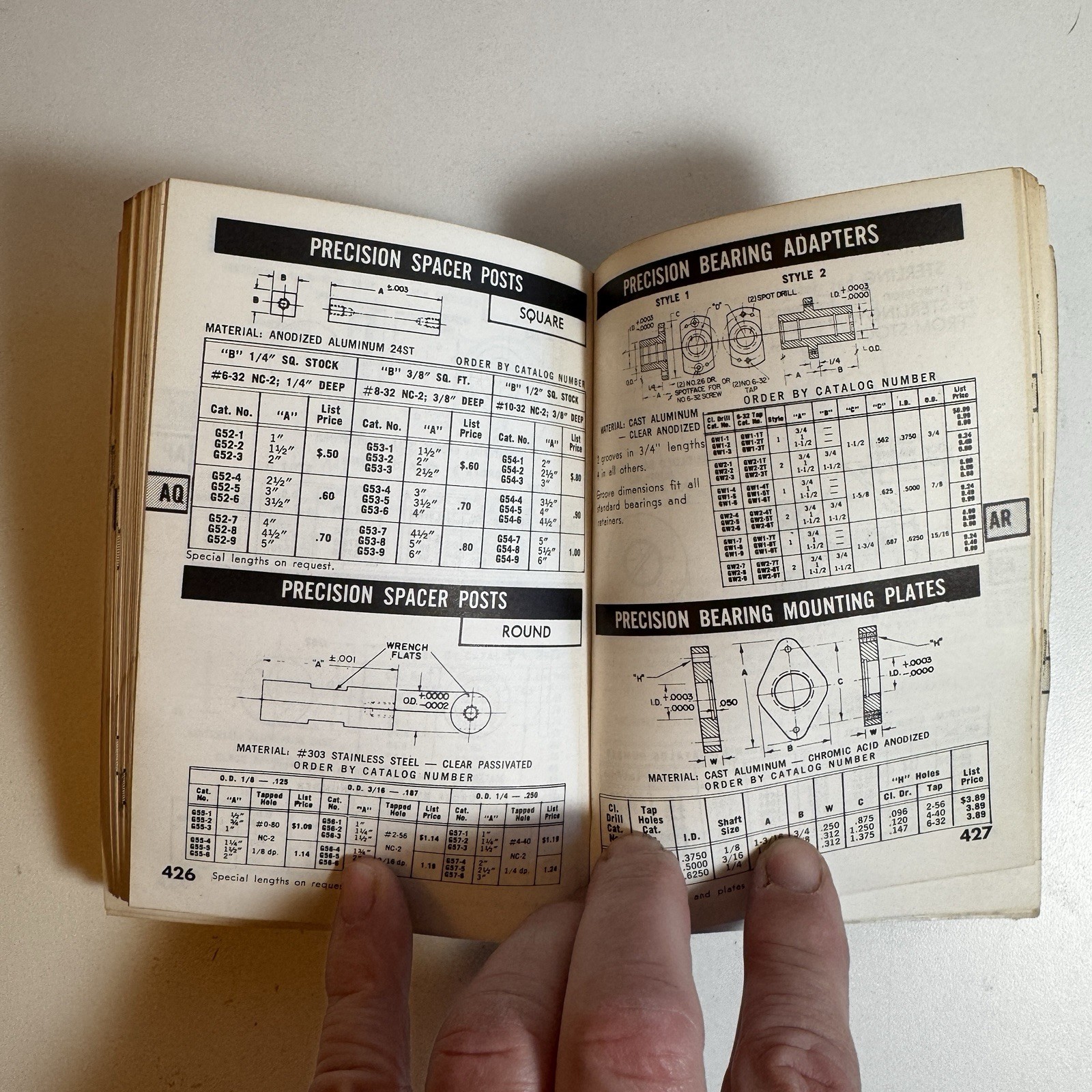 1959 Sterling Precision Complete Catalog #61, 4×6 512 pages gearing electronic