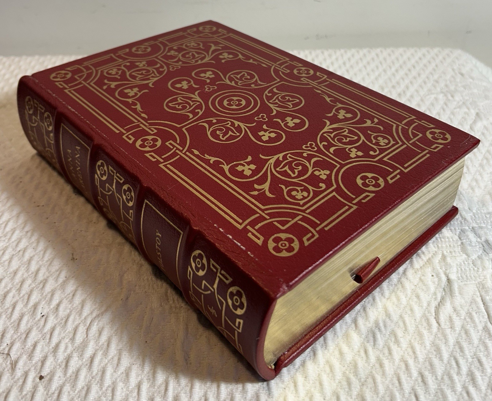 Anna Karenina by Leo Tolstoy Easton Press 1975 Leather Bound Collector’s Edition