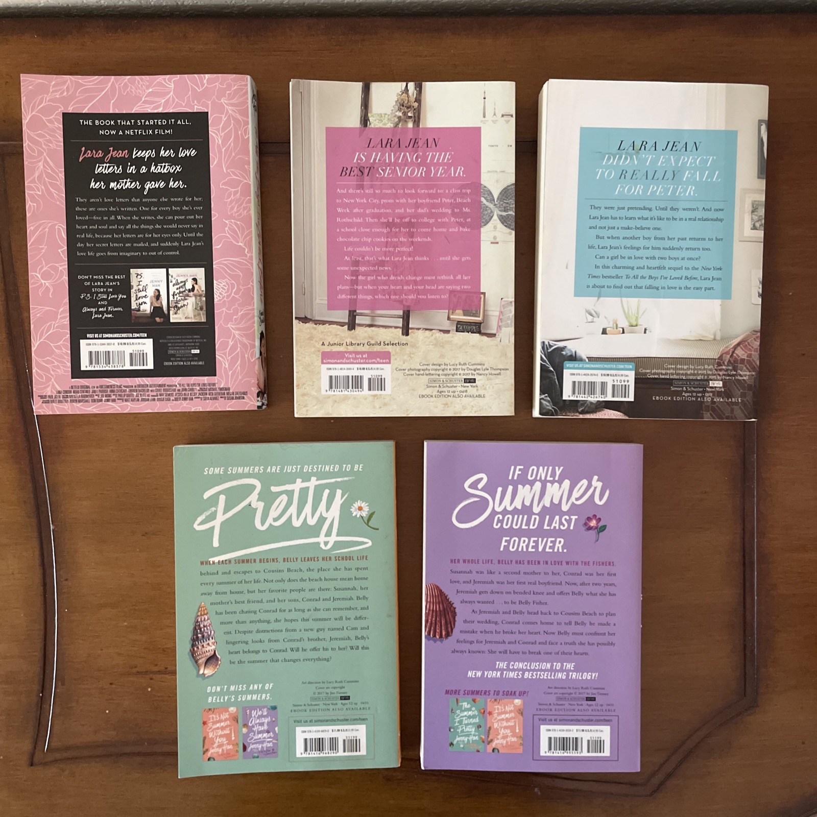 Lot of 5 Jenny Han To All The Boys I’ve Loved Before Series + Summer I Turned PB