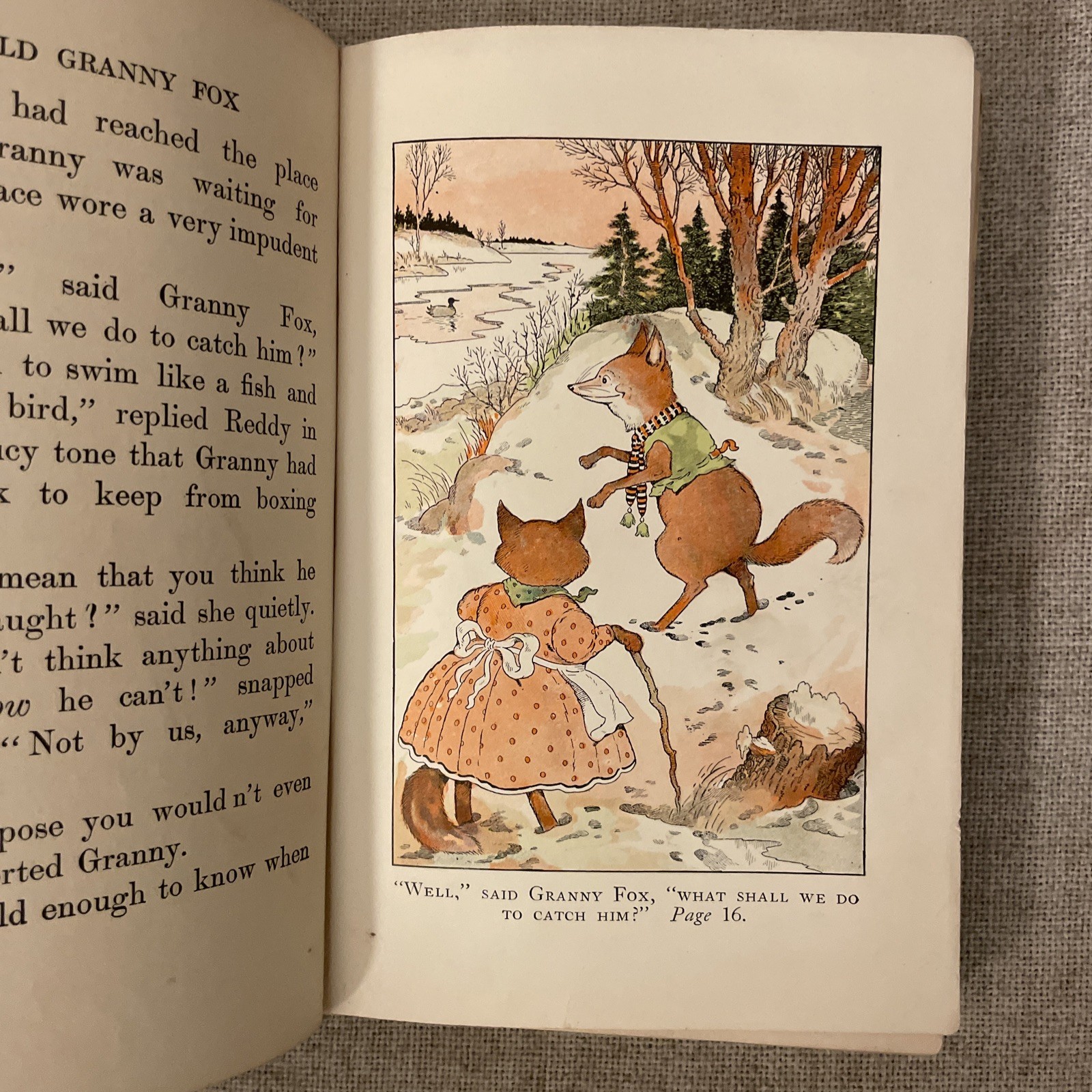Old Granny Fox By Thornton W. Burgess 1920 HC SIGNED First Edition