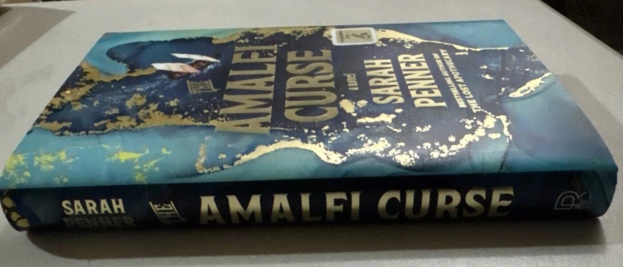The Amalfi Curse by Sarah Penner Signed 2025 Hardcover