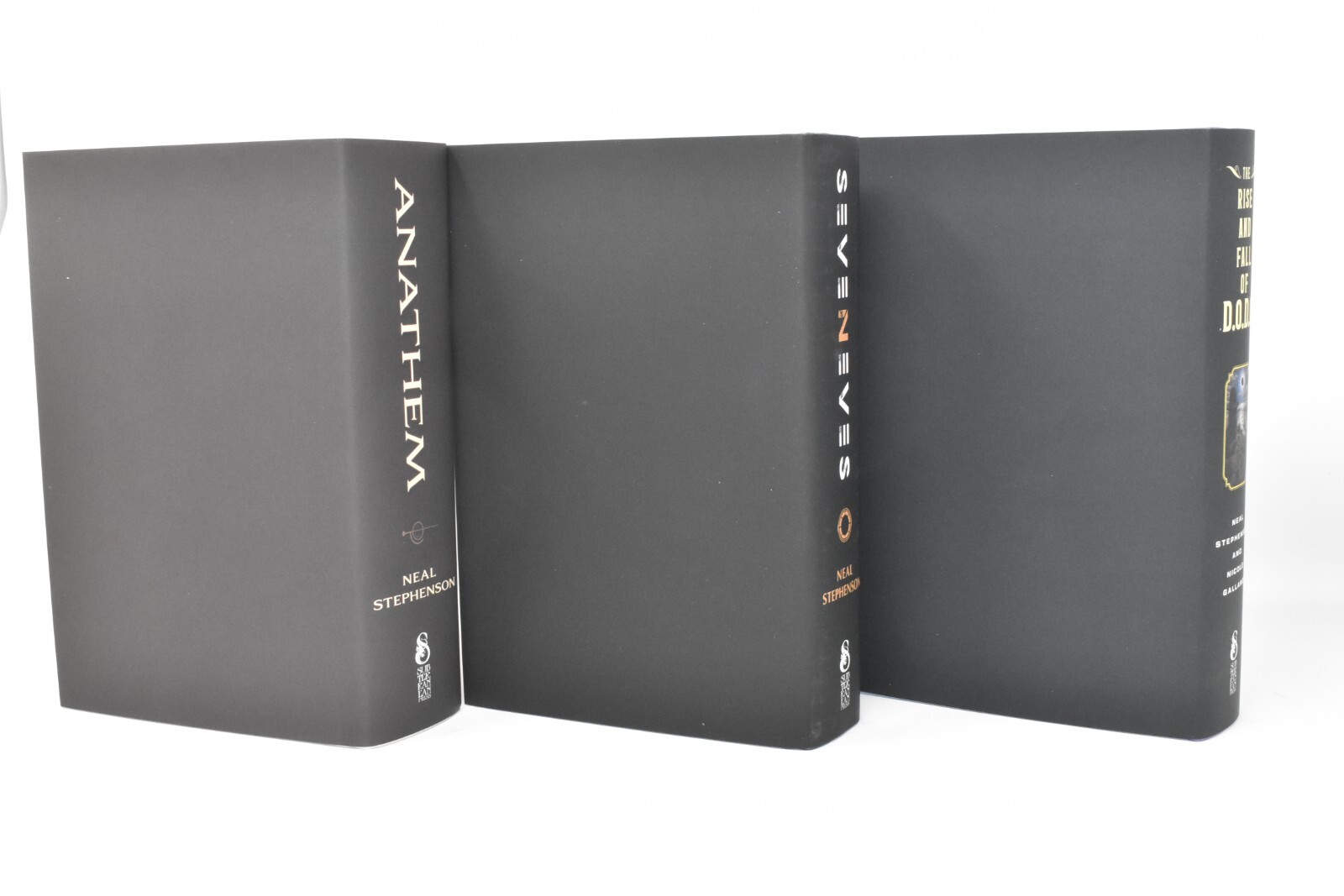 ✎✎SIGNED LIMITED✎✎ Anathem + Seveneves + Rise & Fall of DODO Neal Stephenson NEW