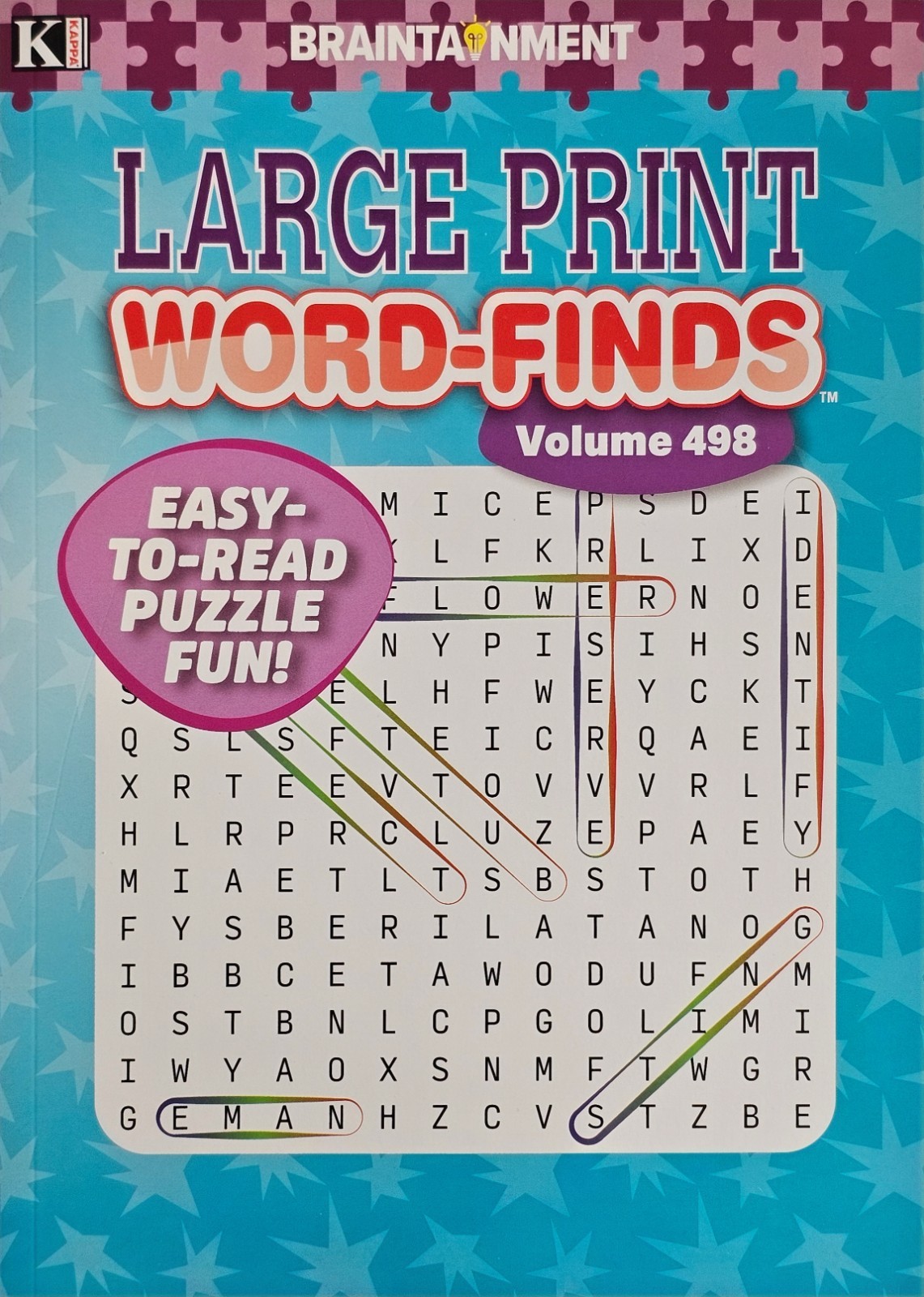 Kappa Large Print Word-Finds Puzzle Books, Largest Selection of Volumes. U-PICK!