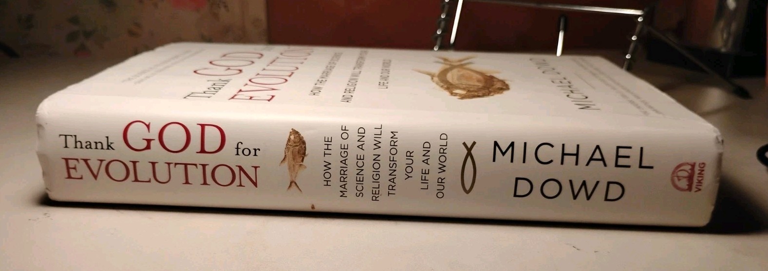 Thank God for Evolution Michael Dowd SIGNED 1st ED 2008 Science Religion DJ